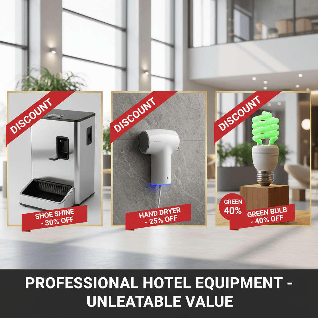 Výhodné nabídky: Získejte špičkové vybavení pro váš hotel se slevou