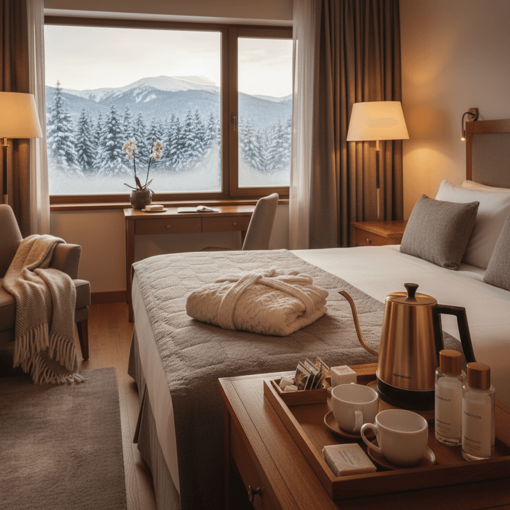 Zimní wellness a komfort v hotelu: Jak hýčkat hosty během mrazivých dnů