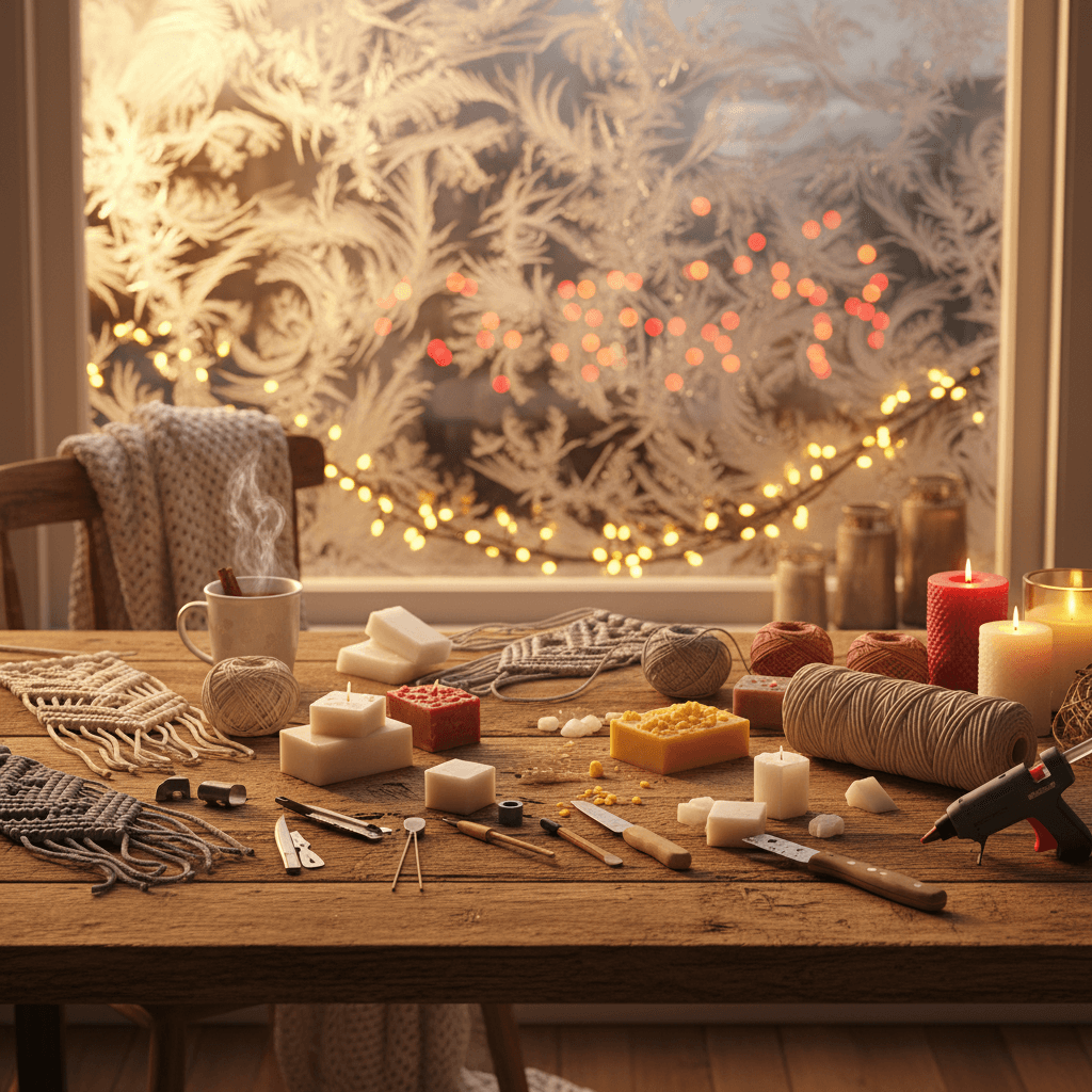 Kreativní zimní večery: Jak si zpříjemnit svátky a čekání na nový rok tvořením