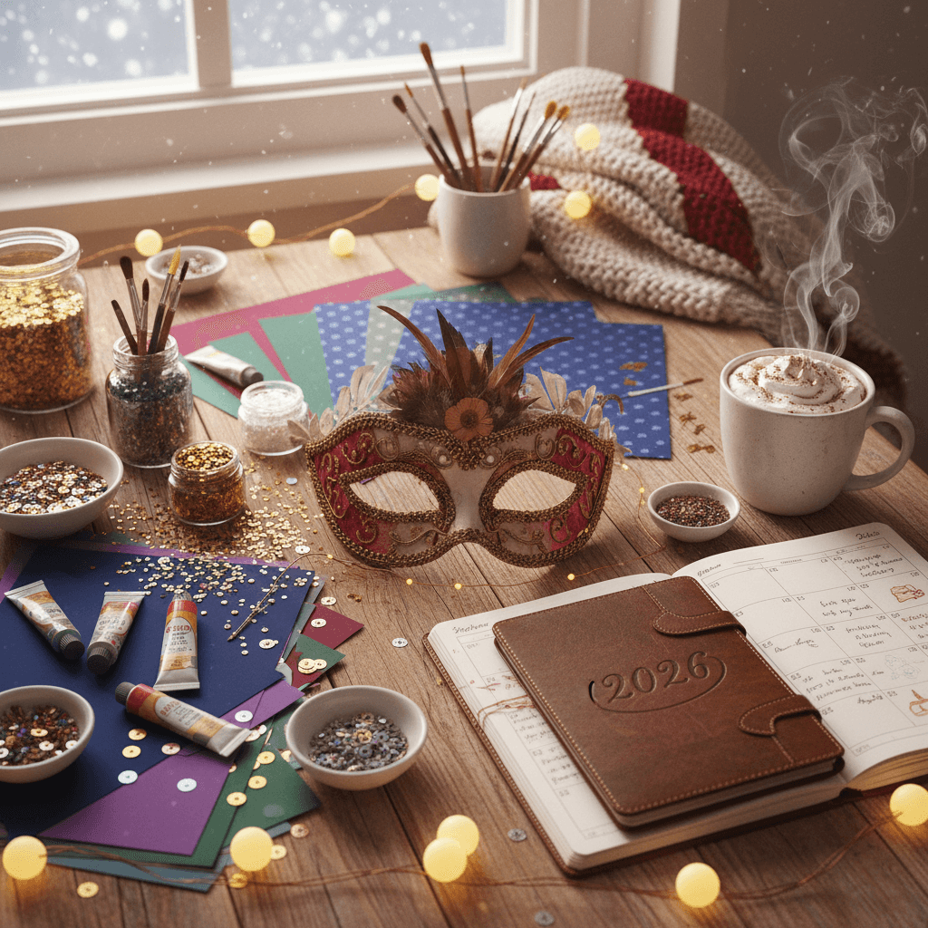 Kreativní příprava na Silvestra a nový rok: DIY dekorace a plánování s radostí