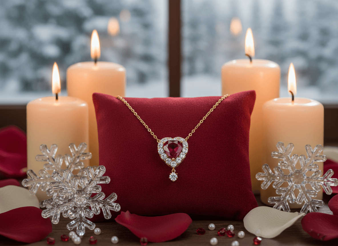 Umenie vyjadriť lásku: Sprievodca výberom valentínskeho šperku v srdci zimy