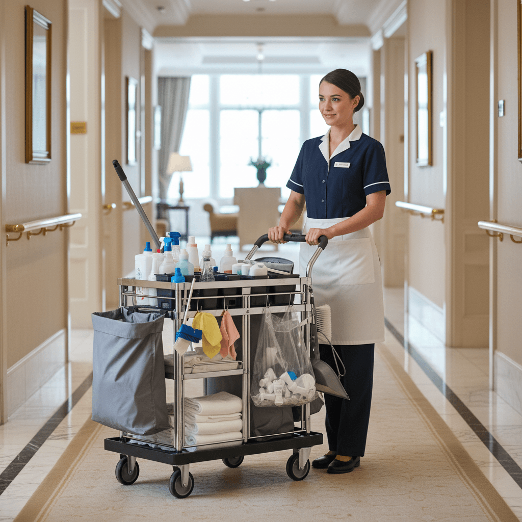 5 typov vybavenia, ktoré zefektívnia upratovanie v hoteli (a prečo sú nevyhnutné)