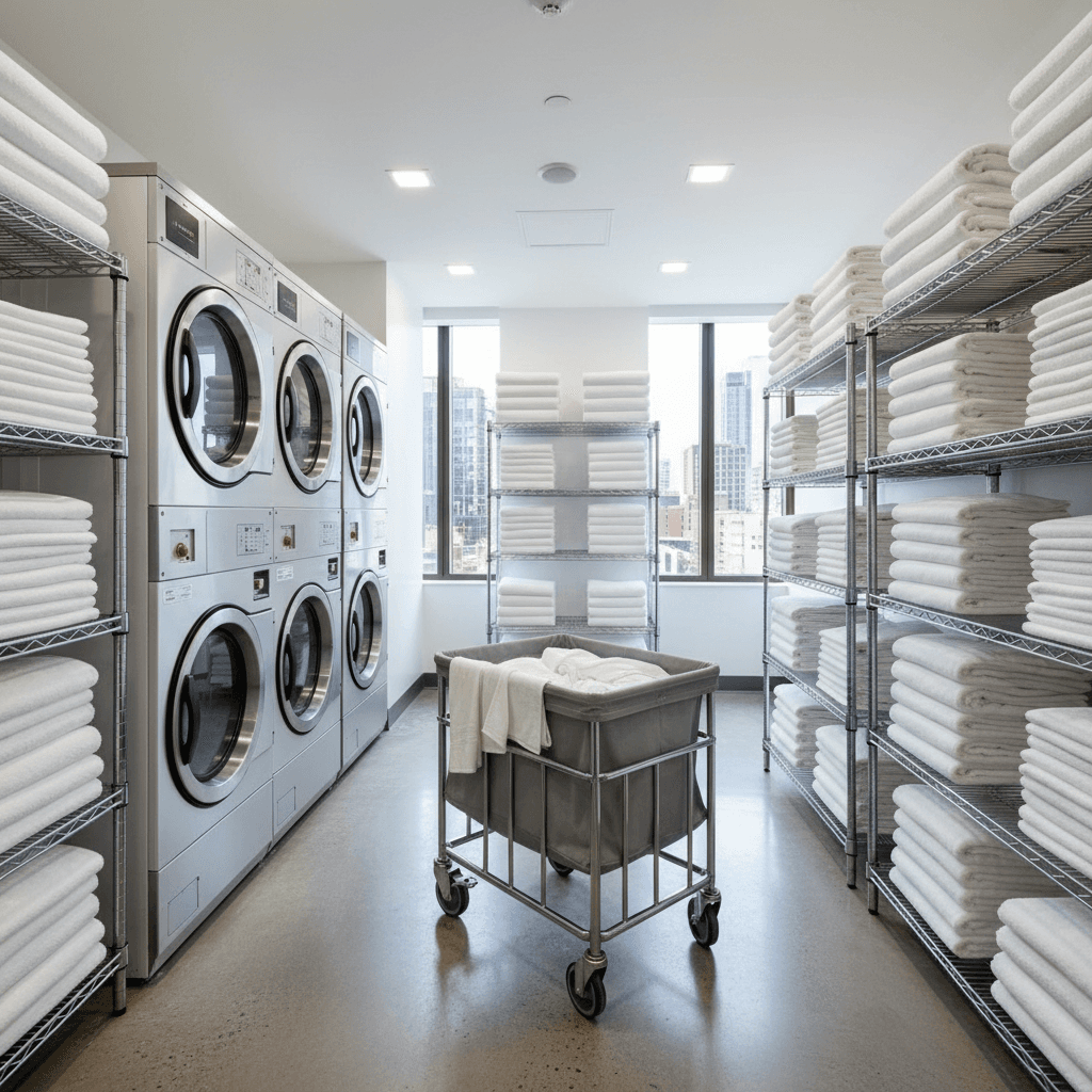 Komplexný návod na údržbu hotelového textilu: Ako predĺžiť životnosť uterákov a posteľnej bielizne