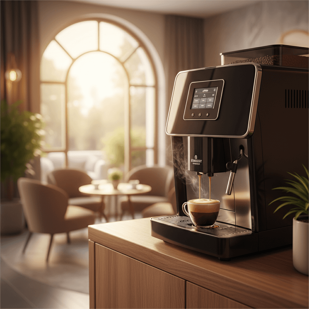 Recenzia kávovaru Embassy Nairobi: Profesionálne riešenie pre menšie prevádzky