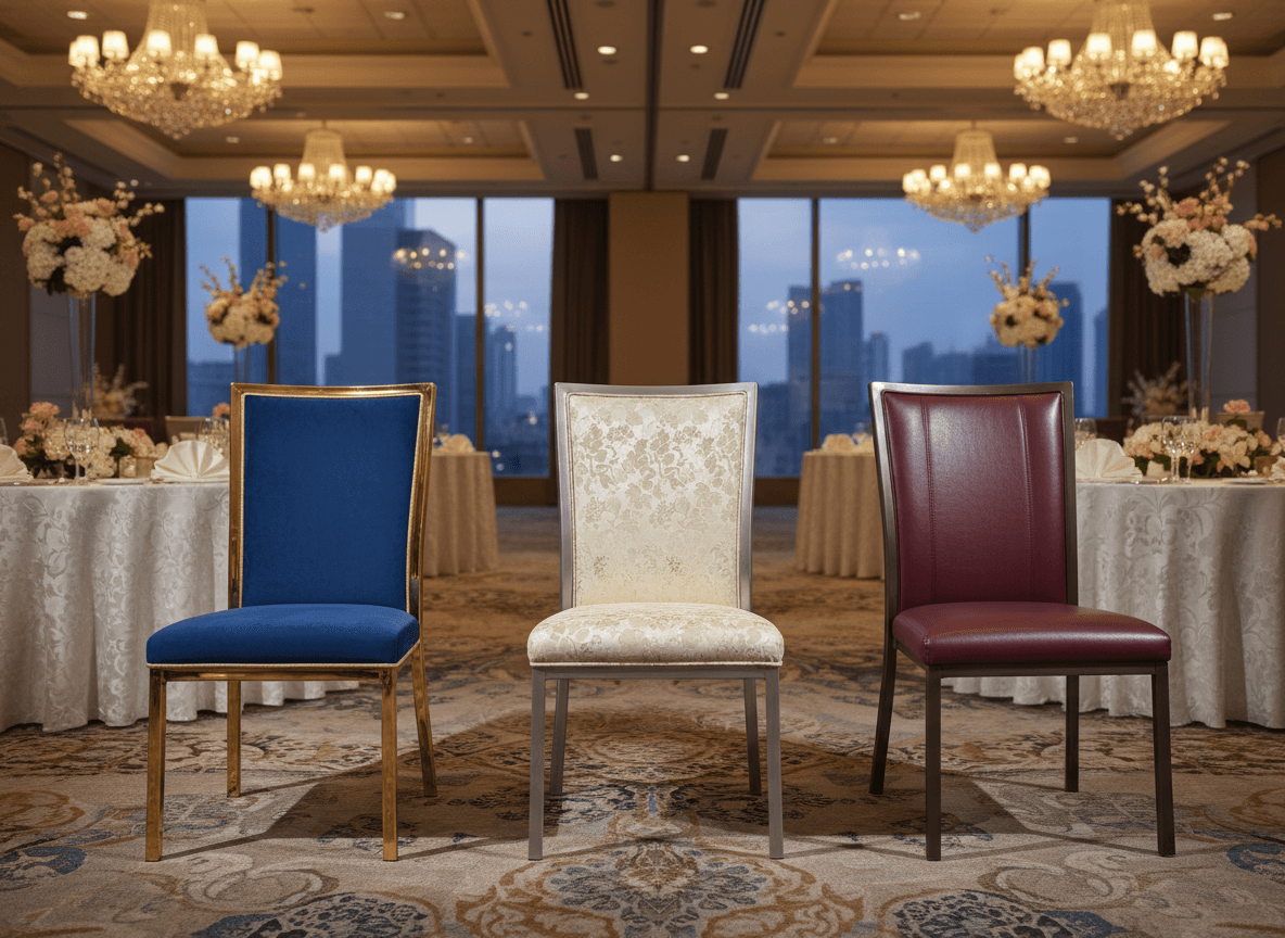 Porovnanie banketových stoličiek: Ako vybrať ideálne sedenie pre vaše podujatia