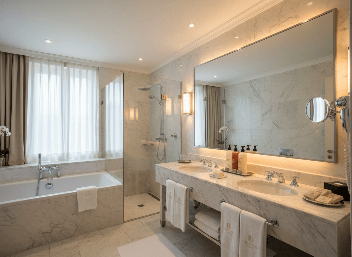 Kvalita v každom detaile: Ako modernizácia kúpeľní a wellness zóny zvýšila prestíž 4-hviezdičkového hotela