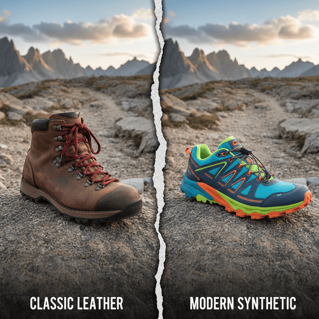 Kožená vs. syntetická turistická obuv: Ktorá je pre vás tá pravá?