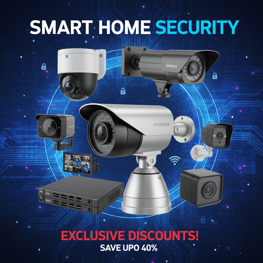 Využite aktuálne zľavy na bezpečnostné kamery a NVR rekordéry