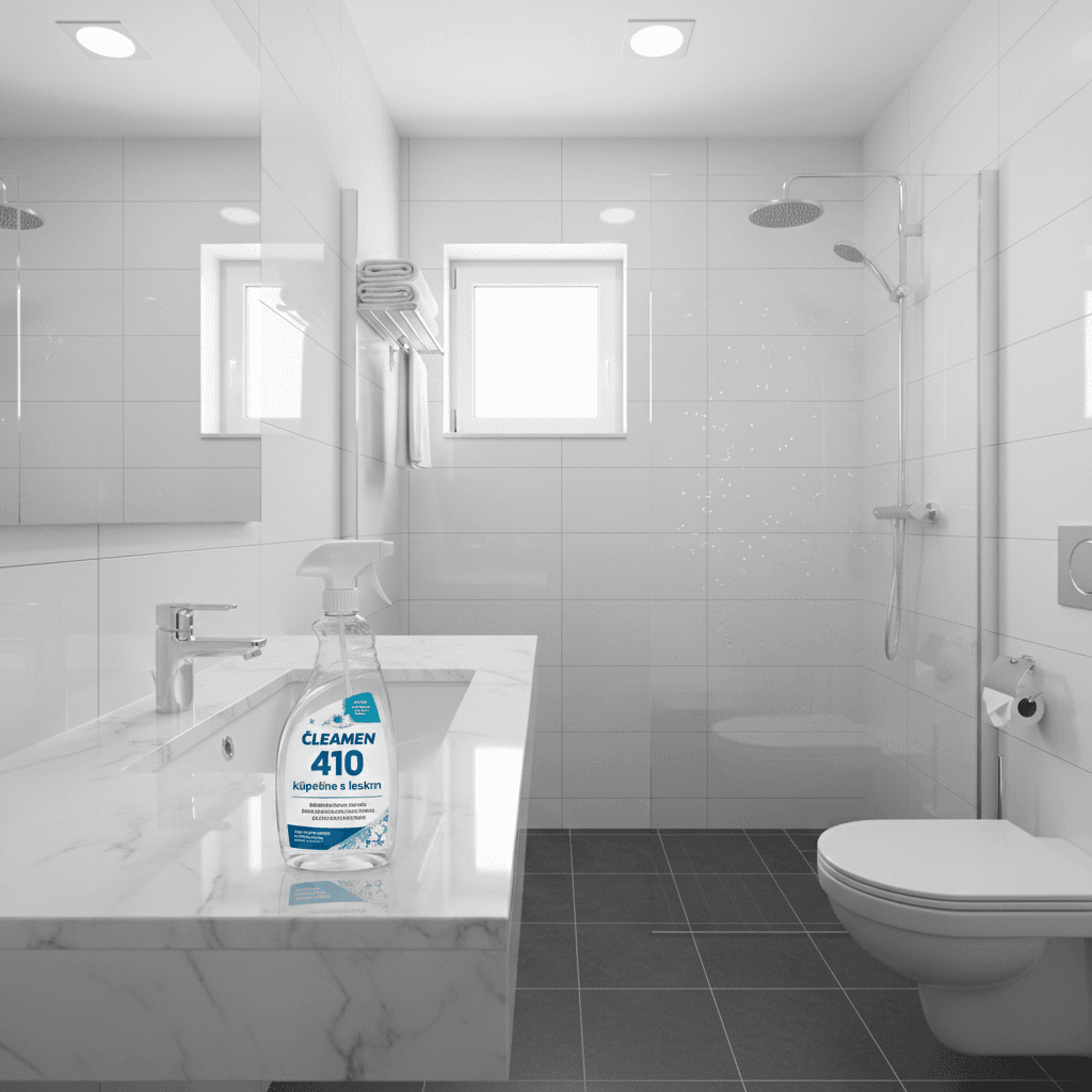 Recenzia: CLEAMEN 410 kúpeľne s leskom – Kľúč k dokonalej čistote a žiarivej kúpeľni