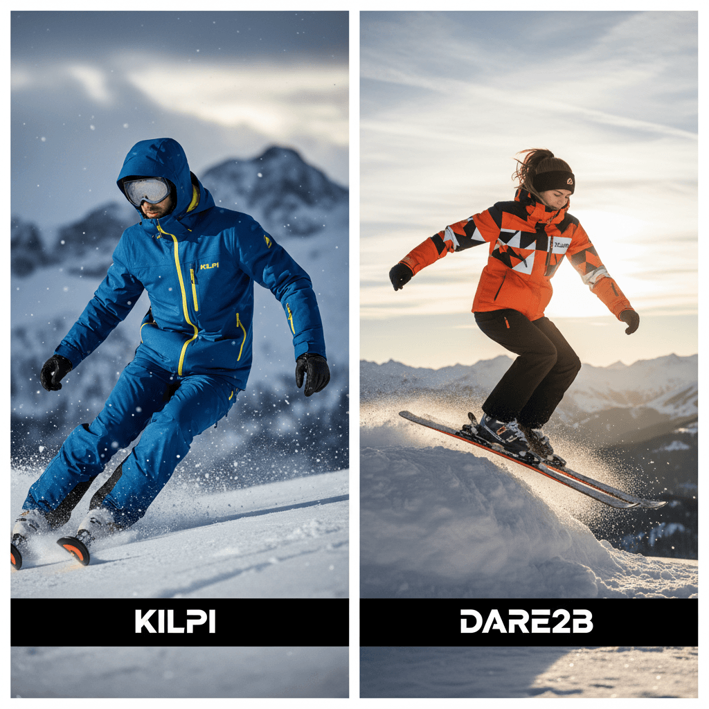 Kilpi vs. Dare2b: Velké srovnání lyžařských bund pro letošní sezónu