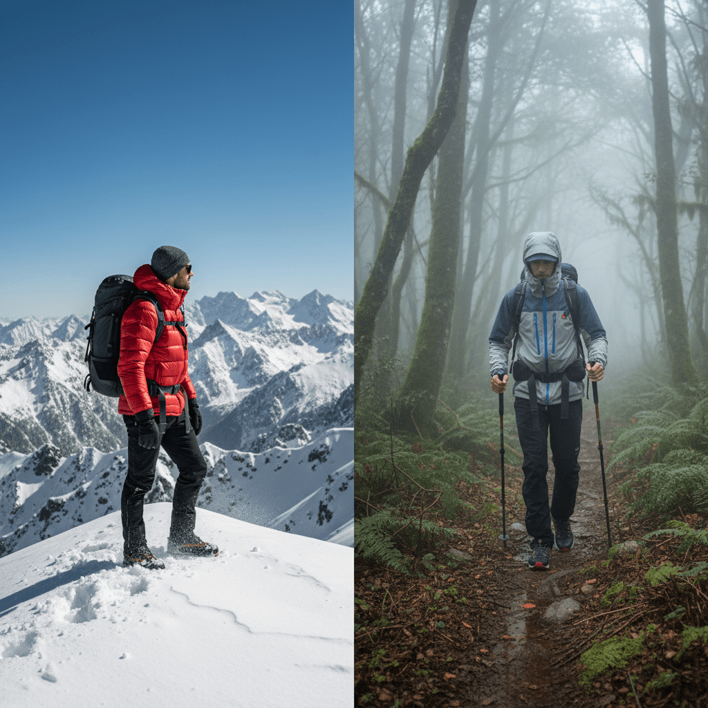 Péřová vs. syntetická bunda: Velké srovnání pro vaše zimní dobrodružství