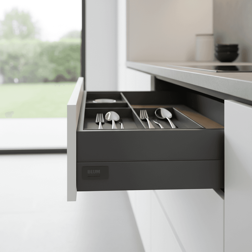 Recenzia systému Blum Legrabox: Prečo je špičkou v nábytkovom kovaní?