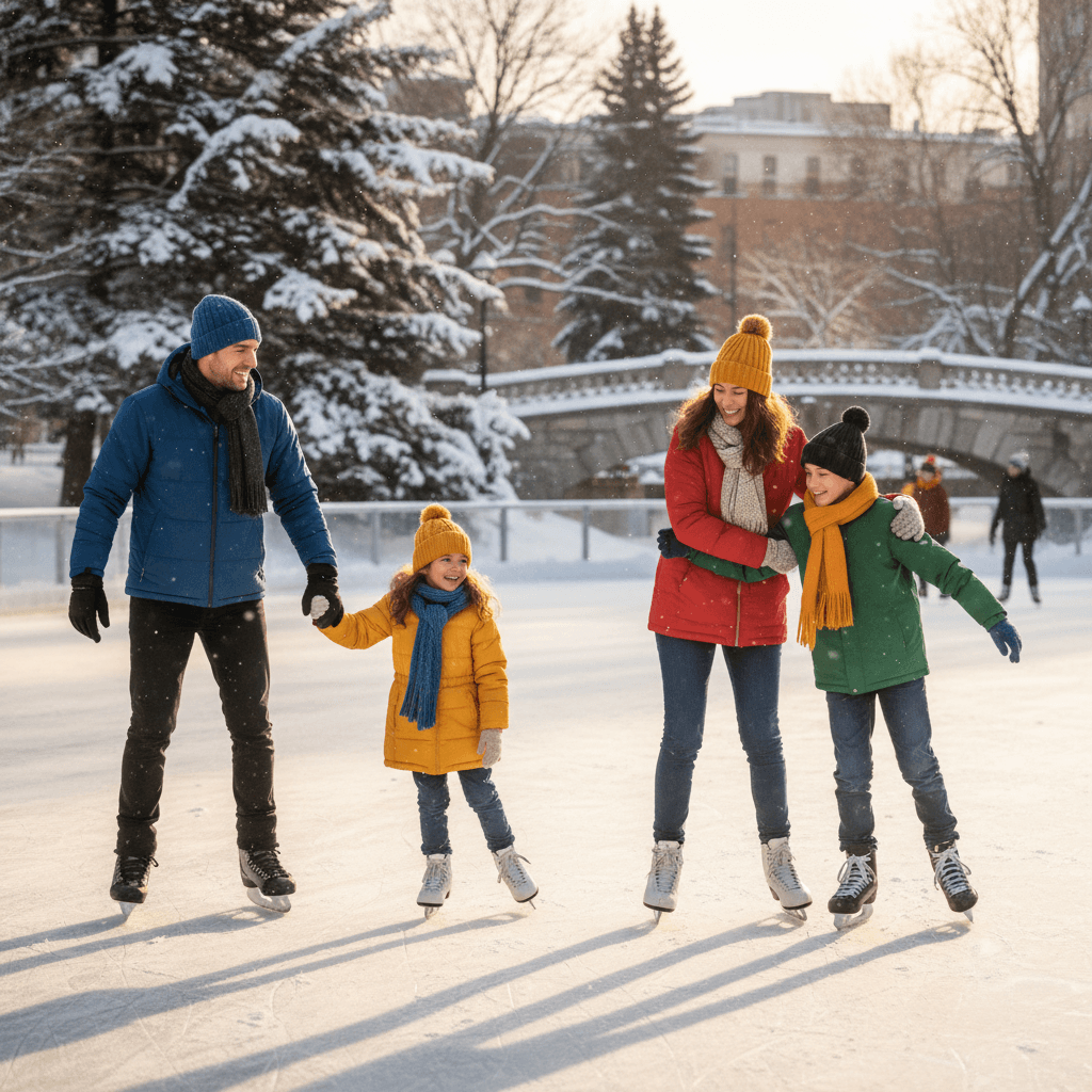 Téli családi kalandok: Útmutató a korcsolyázáshoz és a szánkózáshoz