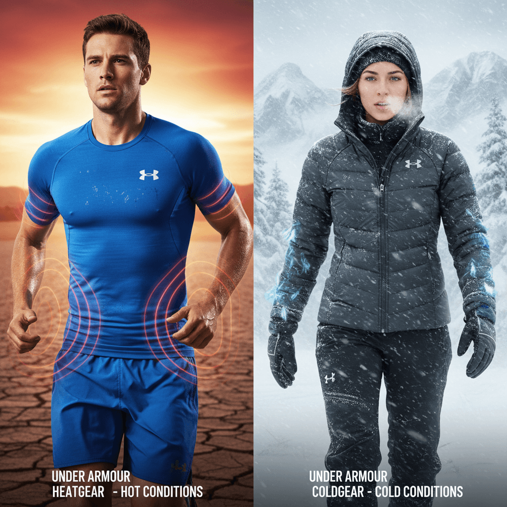 HeatGear vs. ColdGear: Wielkie porównanie technologii Under Armour dla aktywnych