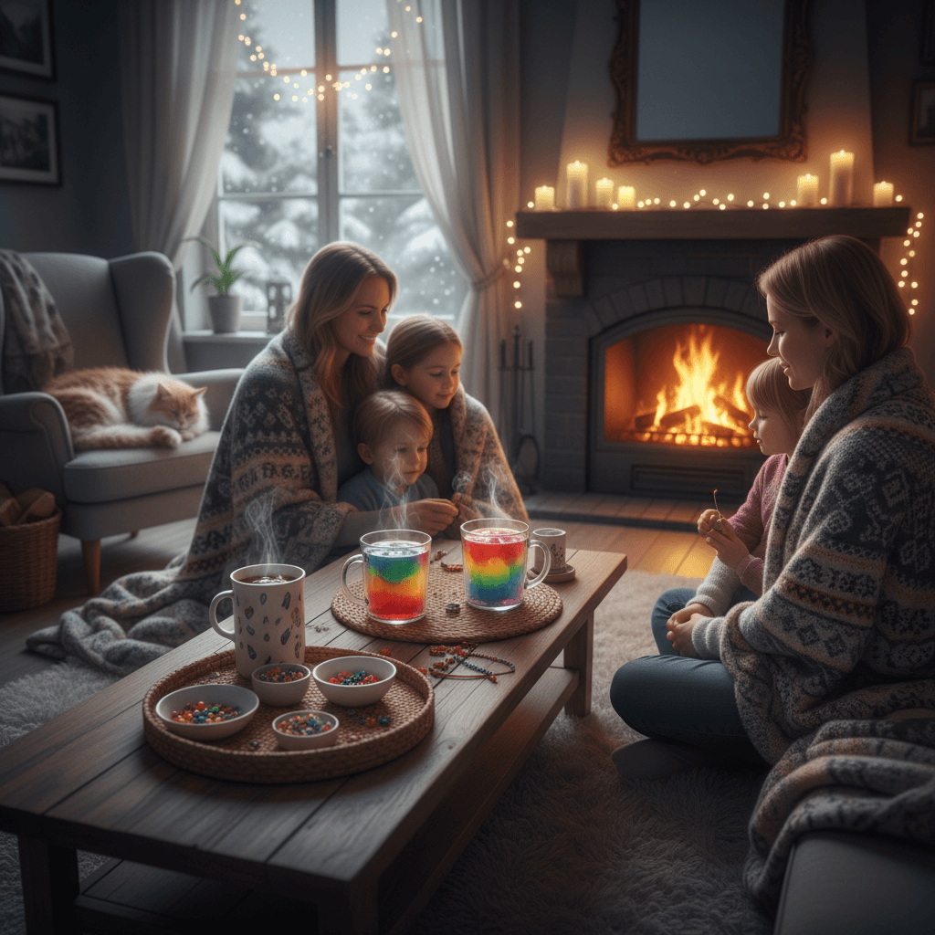 Jak si vytvořit kouzelný zimní rituál s dětmi: Průvodce pro hravá odpoledne