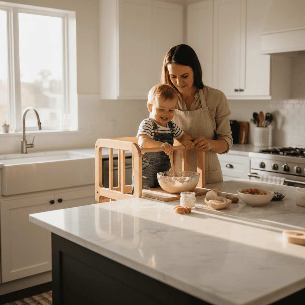 Recenzia: Drevená učiaca veža 3v1 od Janod – brána k detskej samostatnosti