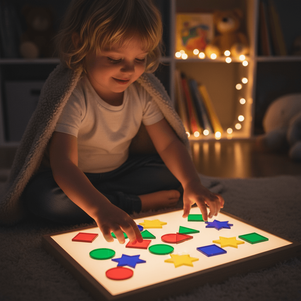 Ako využiť svetelný panel na rozvoj zmyslov: Kompletný sprievodca pre rodičov