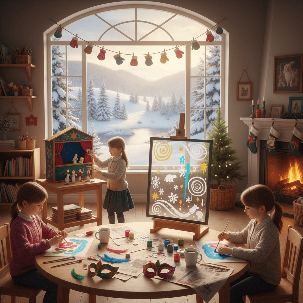 Masopust a zimní tvoření: Jak s dětmi oslavit tradice a rozvíjet kreativitu v lednu a únoru