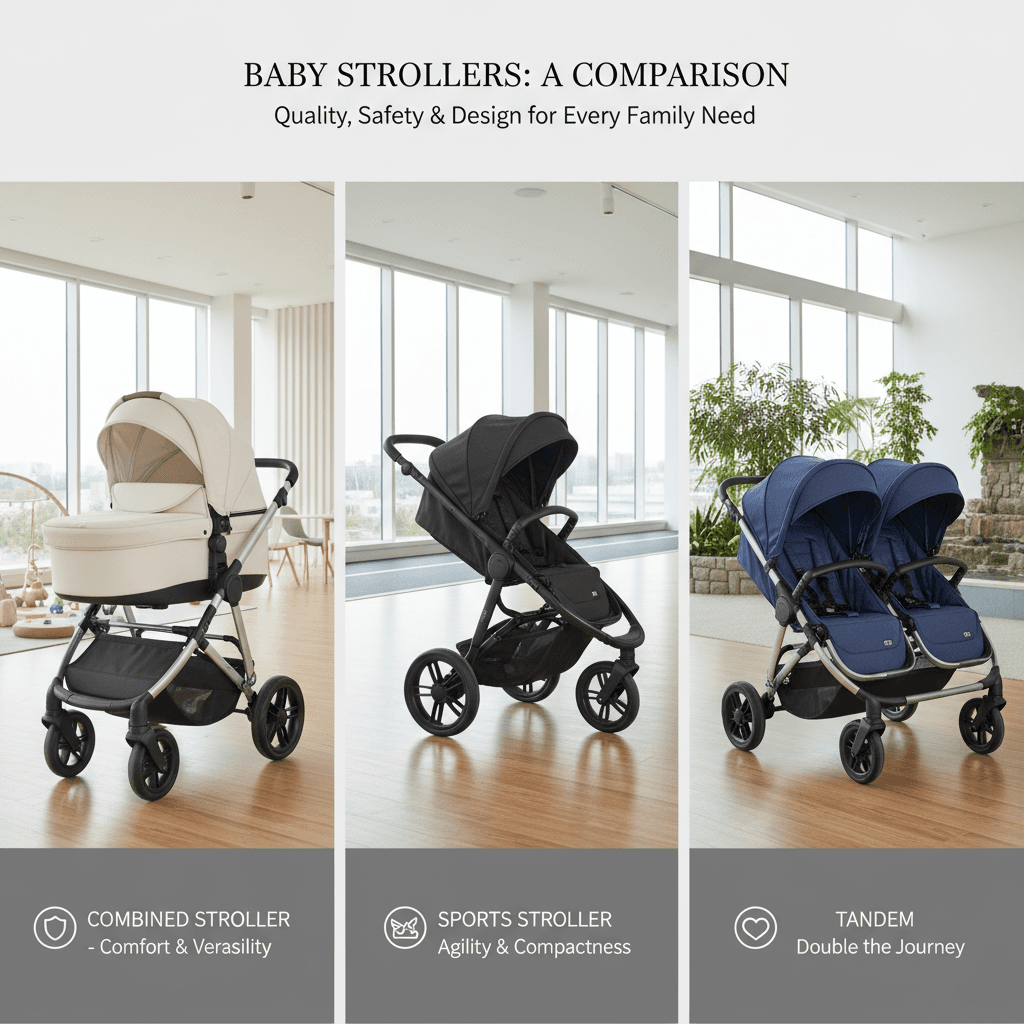 Kombinovaný, športový alebo súrodenecký? Veľké porovnanie kočíkov pre každú rodinu