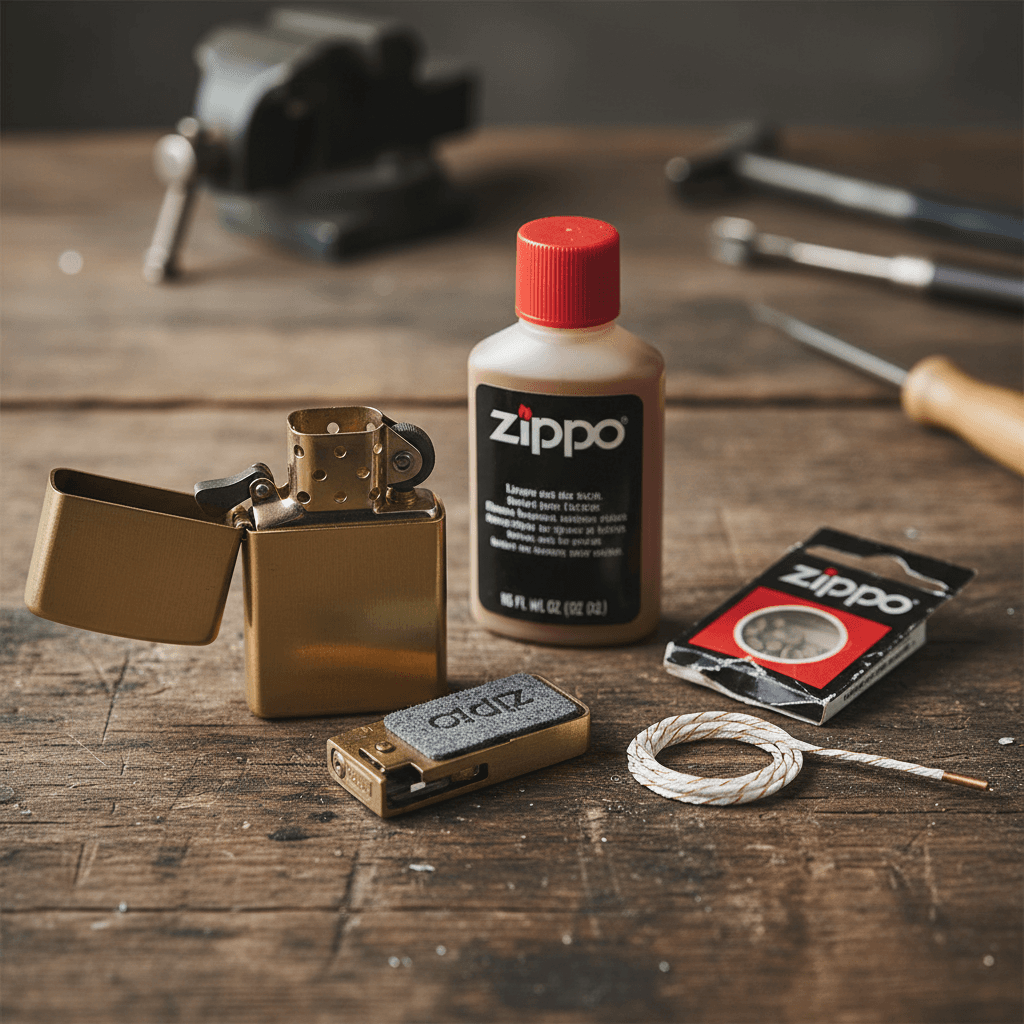 Komplexný sprievodca údržbou Zippo zapaľovača: Od plnenia až po kompletnú renováciu