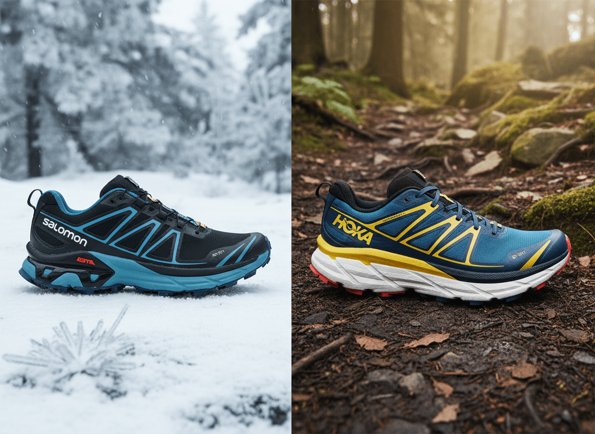 Technical Precision vs. Maximalist Comfort: A Deep Dive Comparison of Salomon and HOKA Trail Runners