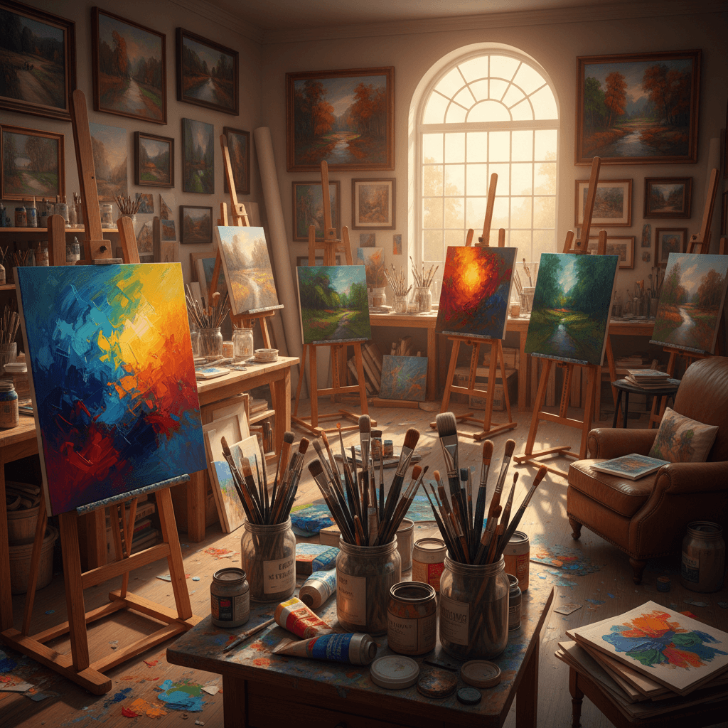 Majstrovstvo akrylu a olejomaľby: Rozhovor s profesionálnou umelkyňou Luciou Kováčovou