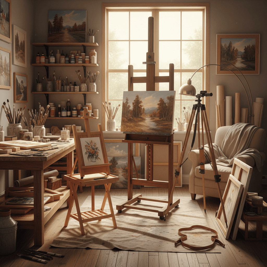 Veľký sprievodca výberom maliarskeho stojana: Ktorý typ je pre vás ten pravý?