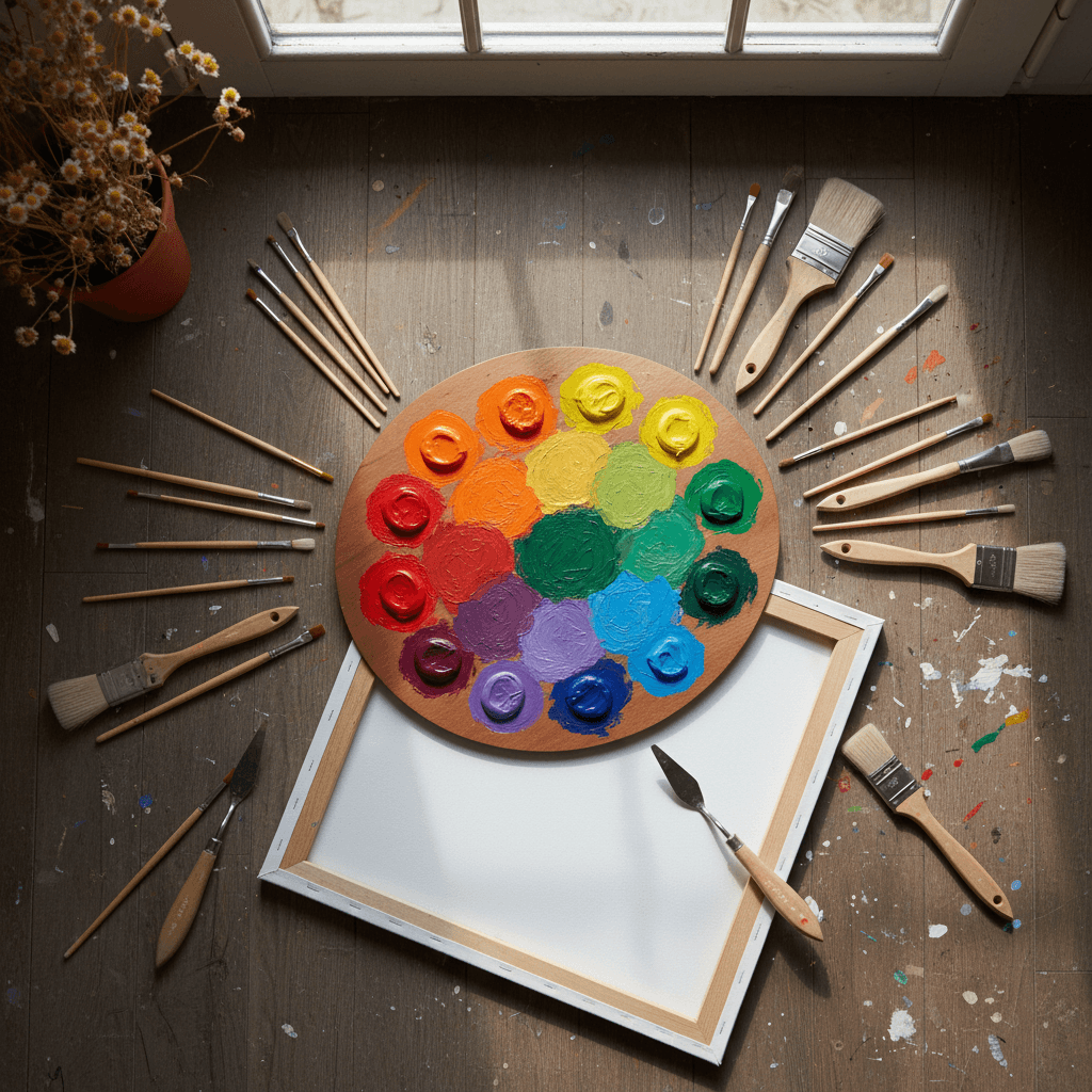 Psychológia farieb v umení: Komplexný sprievodca pre vyjadrenie emócií na plátne