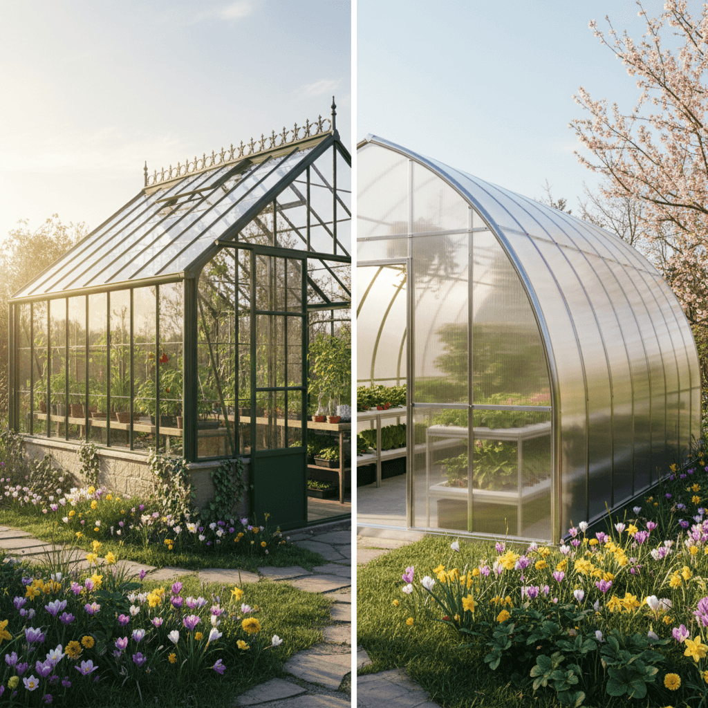 Skleník zo skla alebo polykarbonátu? Veľké porovnanie pre vášnivých záhradkárov