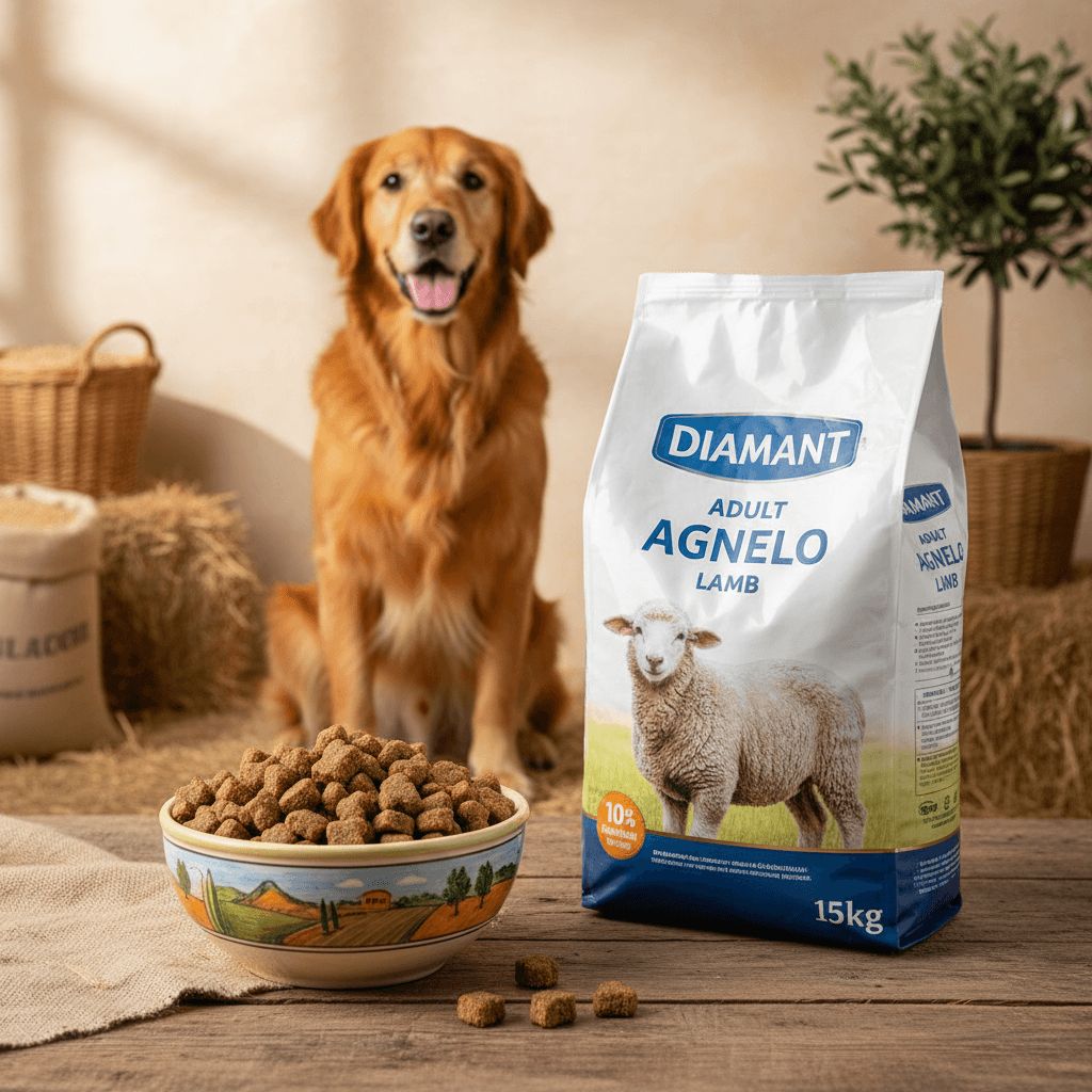 Recenzia krmiva Diamant Adult Agnello Lamb: Ideálna voľba pre psov s citlivým trávením?