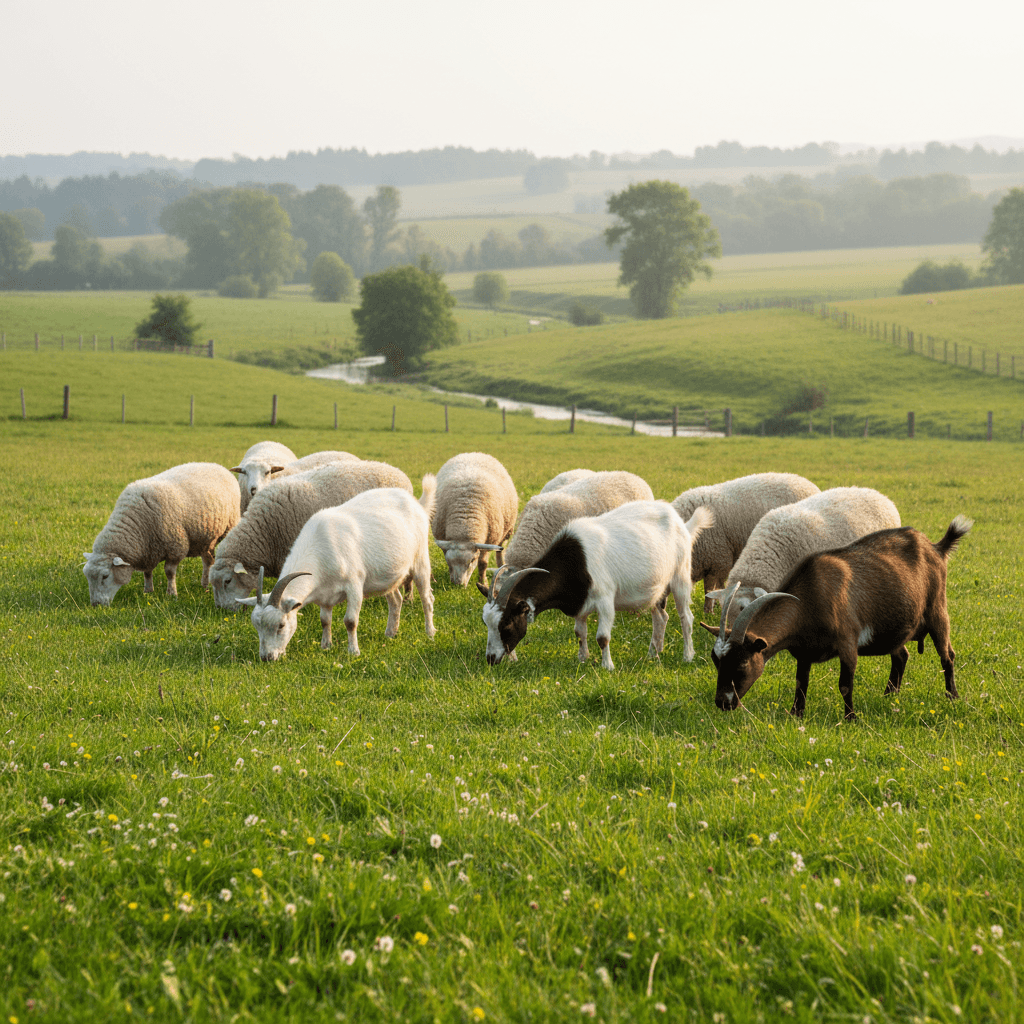 Komplexný sprievodca chovom a výživou oviec a kôz: Od jahniat až po dospelé jedince