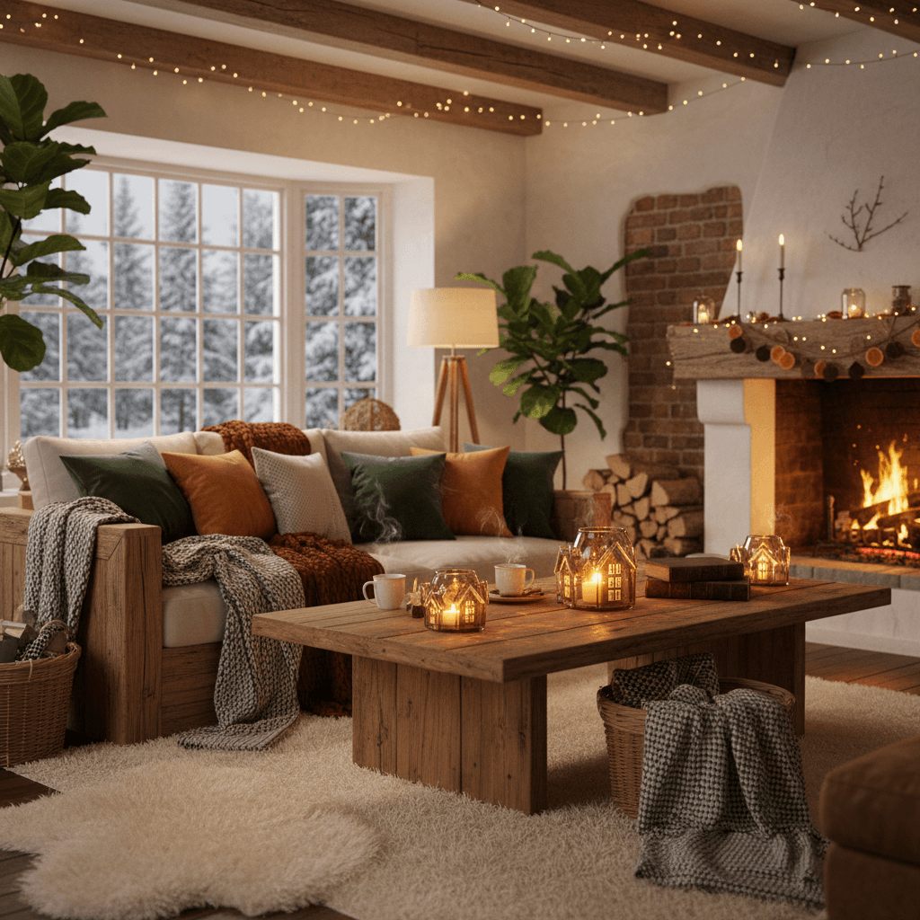 Zimní hygge ve venkovském stylu: Jak si vytvořit útulný domov i po Vánocích