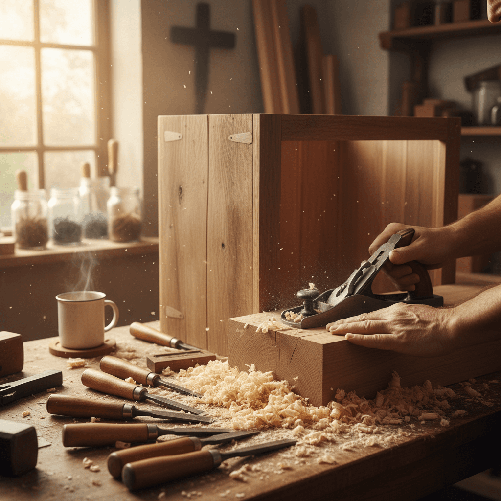 Kouzlo poctivého řemesla: Rozhovor s truhlářem o výrobě venkovského nábytku na míru