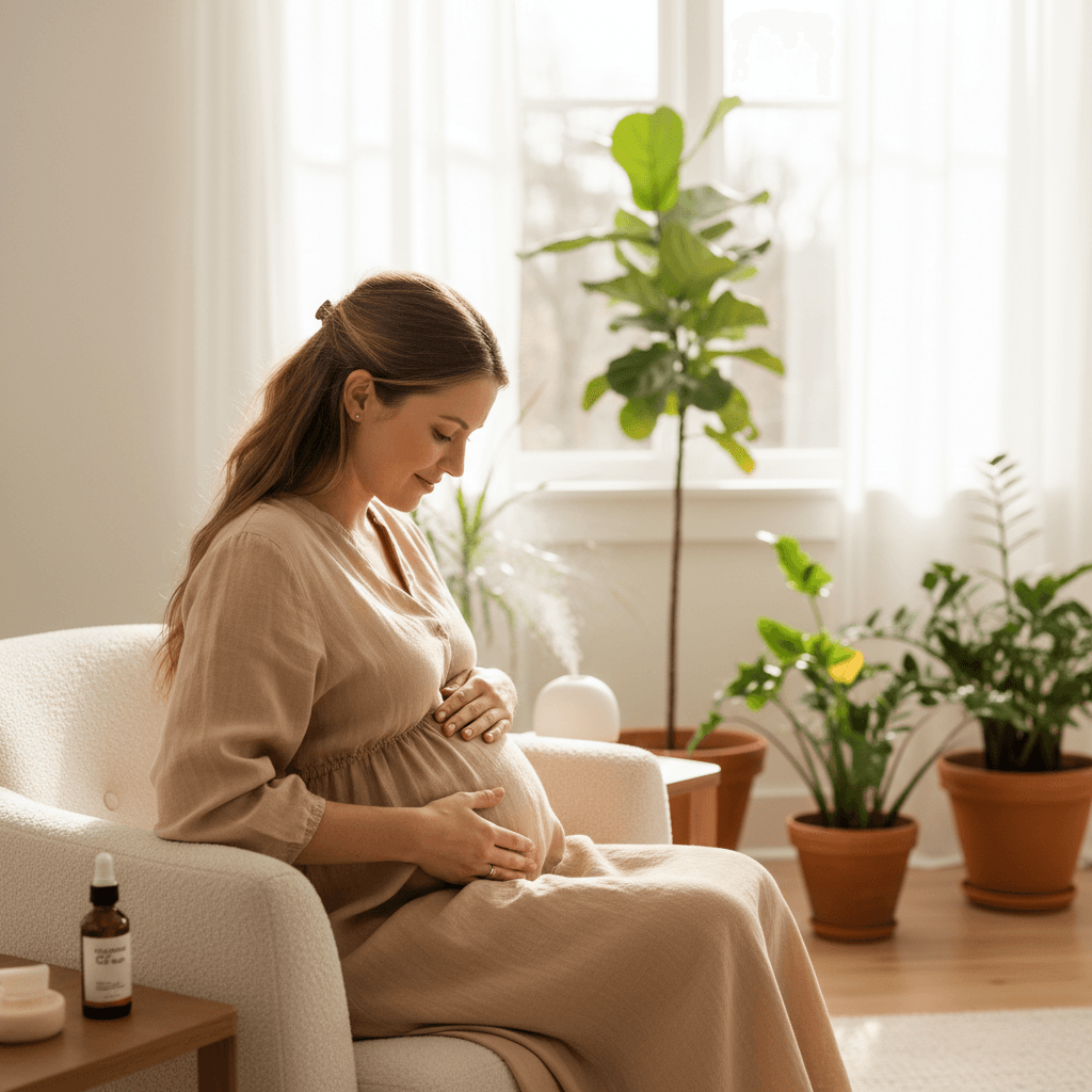 Komplexní průvodce přírodní péčí a aromaterapií v těhotenství a po porodu