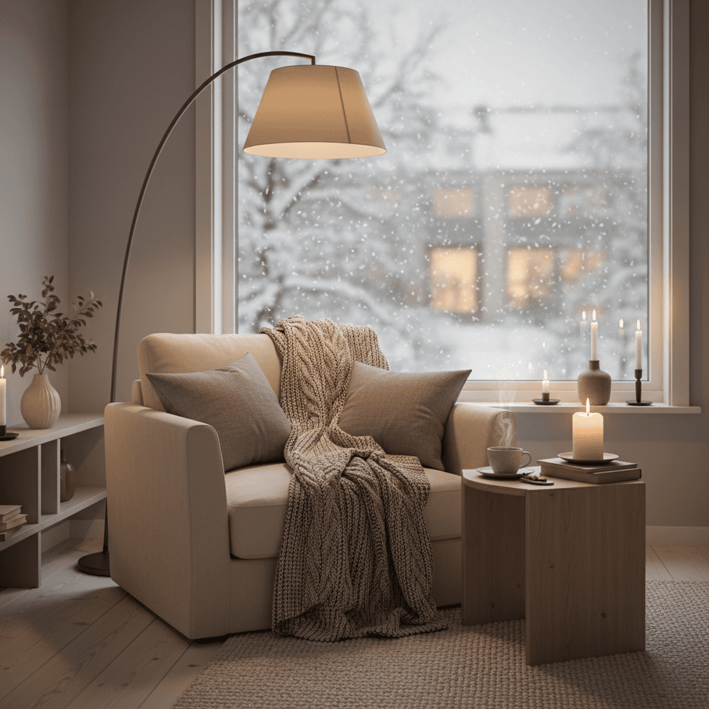 Jak si doma vytvořit dokonalý hygge koutek pro zimní večery: Krok za krokem k absolutnímu pohodlí