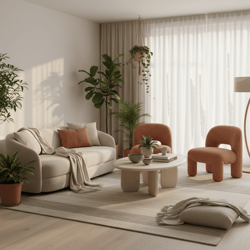 Interiérové trendy pro rok 2026: Udržitelnost, hřejivý minimalismus a návrat k řemeslu