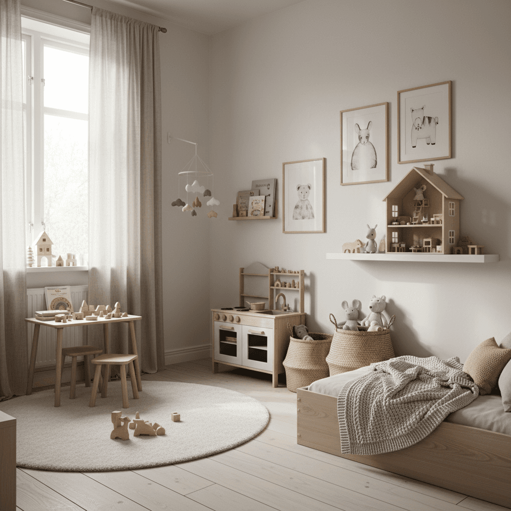 Jak vytvořit kouzelný a uspořádaný dětský pokoj ve skandinávském stylu: Návod krok za krokem
