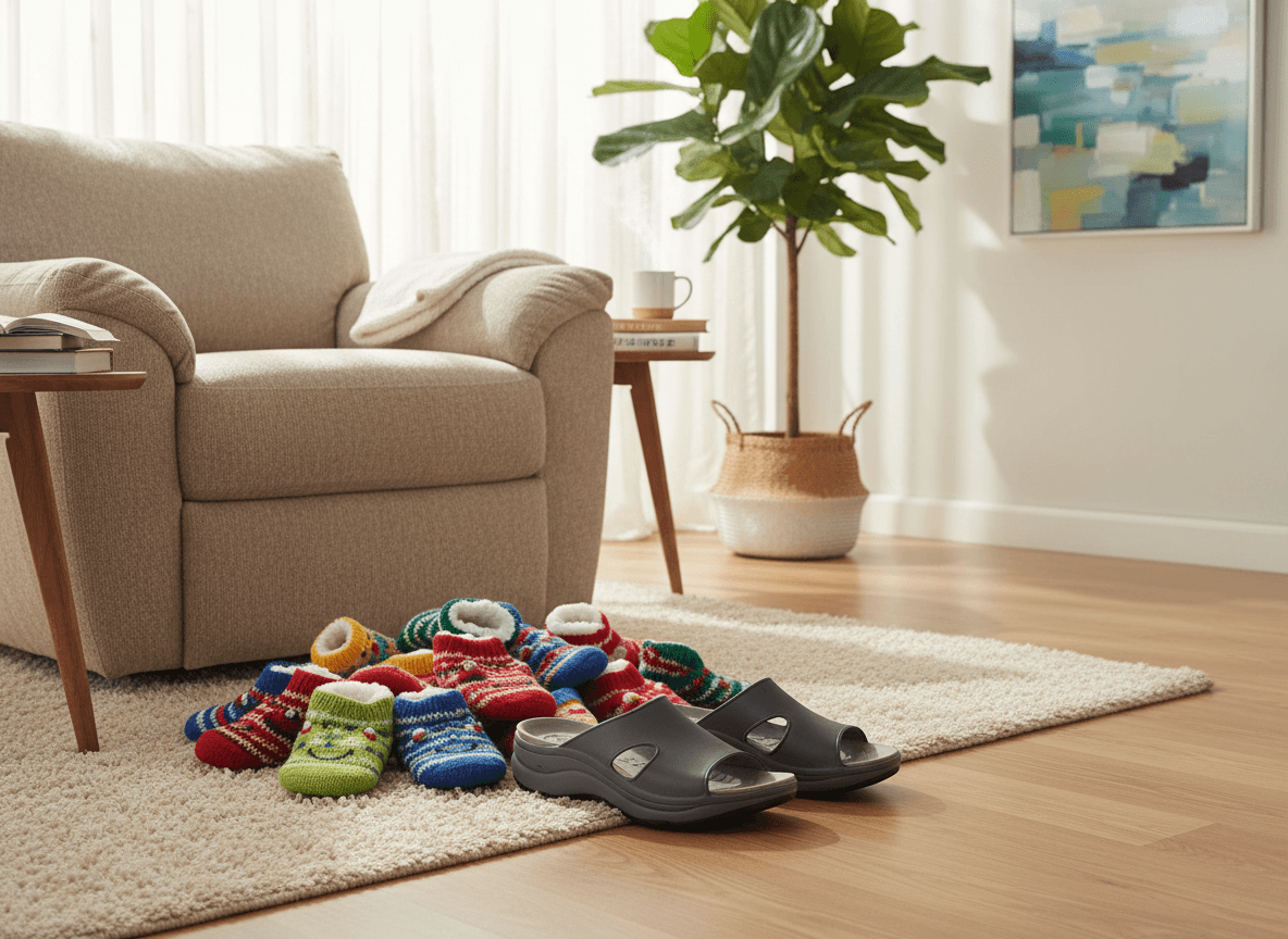 Starostlivosť o nohy v interiéri: Ako vybrať a udržiavať správne prezuvky