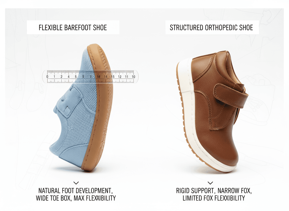 Barefoot vs. klasická obuv: Veľké porovnanie pre zdravý vývoj detských nôh