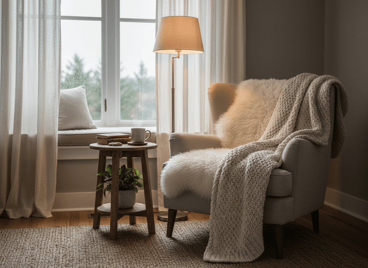 Ako si vytvoriť dokonalý kútik pre domáci relax s využitím prírodnej vlny a kožušín