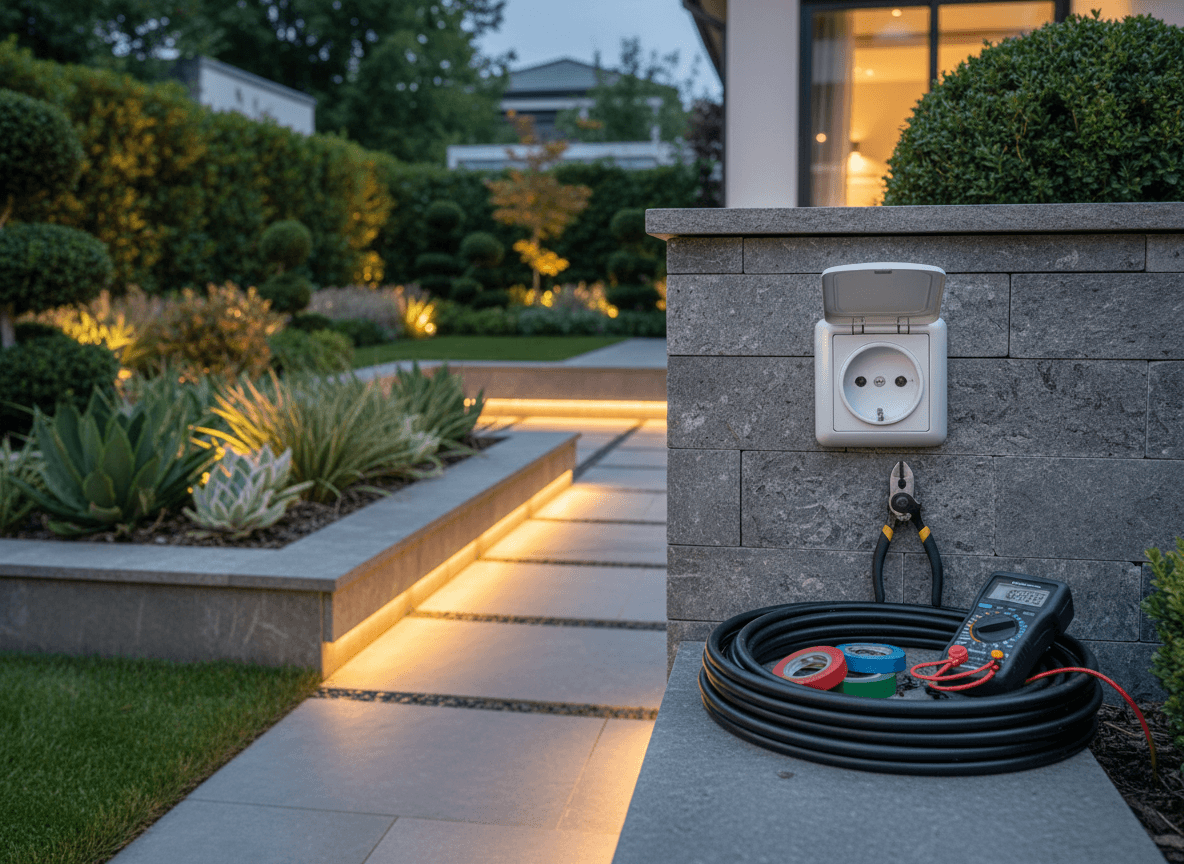 Bezpečná vonkajšia elektroinštalácia: Tipy a rady pre vašu záhradu a terasu