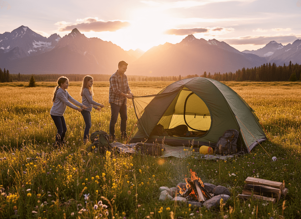 Tipy a rady pre nezabudnuteľnú rodinnú stanovačku: Ako si vybrať stan a užiť si pobyt v prírode
