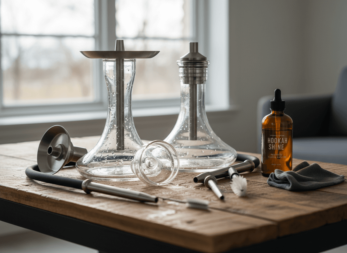 Ako správne vyčistiť vodnú fajku: Kompletný návod pre dlhú životnosť a čistú chuť