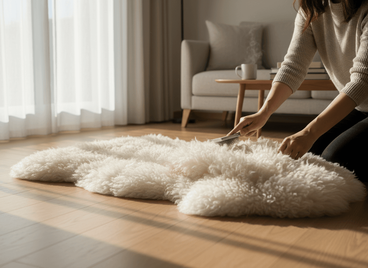 Ako sa správne starať o ovčie kožušiny a vlnu: Kompletný návod pre dlhú životnosť