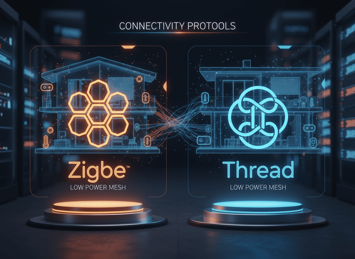 Zigbee vs. Thread (Matter): Který protokol zvolit pro chytrou domácnost v roce 2026?